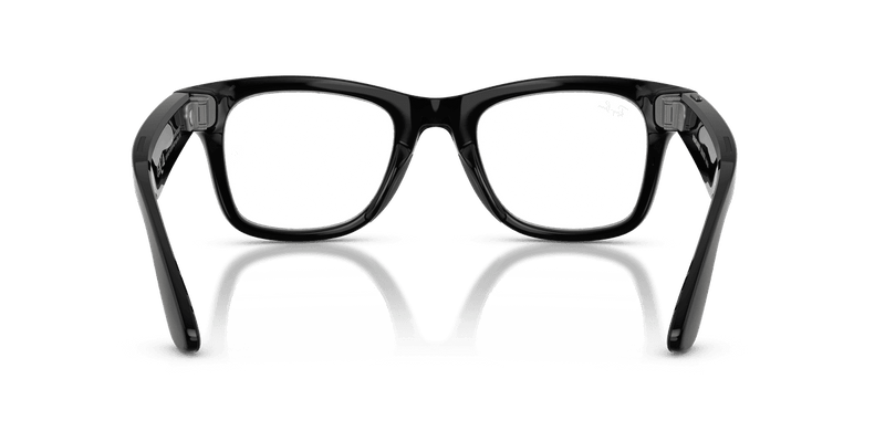 Ray-Ban Meta Wayfarer - Black / Clear/Graphite Green (601/1M)-variant-image