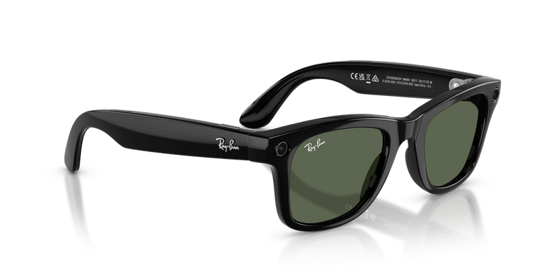 Ray-Ban Meta Wayfarer - Black / G-15 Green (601/71)-variant-image