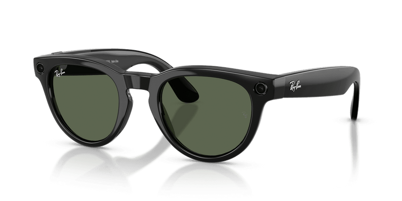 Ray-Ban Meta Headliner Low Bridge Fit (Gen 2) - Black / G-15 Green (601/71)