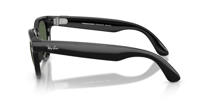 Ray-Ban Meta Headliner Low Bridge Fit (Gen 2) - Black / G-15 Green (601/71)-variant-image
