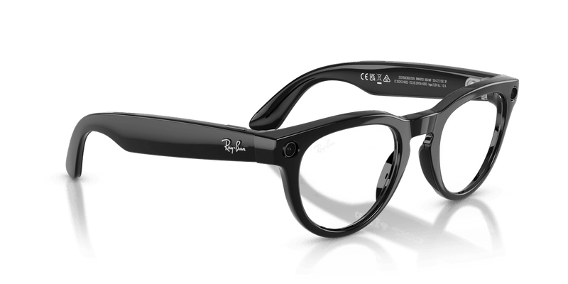 Ray-Ban Meta Headliner - Black / Clear/Sapphire (601/MF)-variant-image