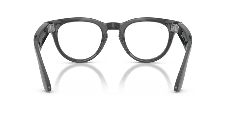 Ray-Ban Meta Headliner - Asteroid Grey / Clear/Emerald (6702CE)-variant-image