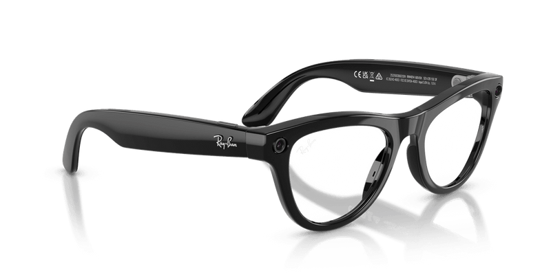 Ray-Ban Meta Skyler - Black / Clear/Amethyst (601/CH)-variant-image