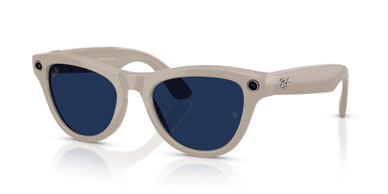 Ray-Ban Meta Skyler - Chalky Grey / Clear/Sapphire (6700MF)