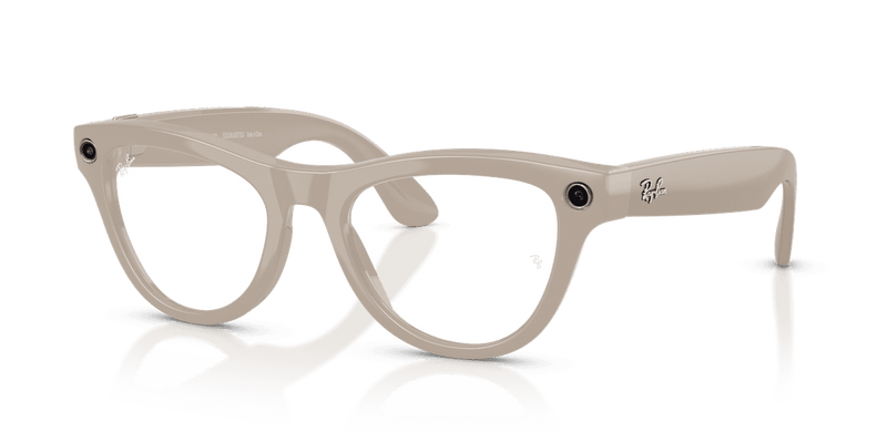 Ray-Ban Meta Skyler - Chalky Grey / Clear/Sapphire (6700MF)-variant-image
