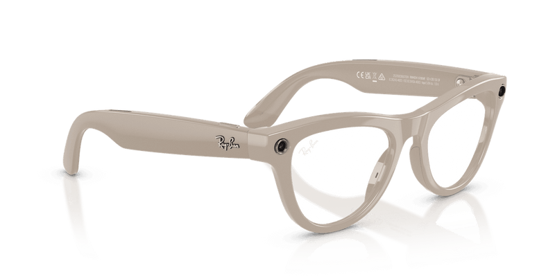 Ray-Ban Meta Skyler - Chalky Grey / Clear/Sapphire (6700MF)-variant-image