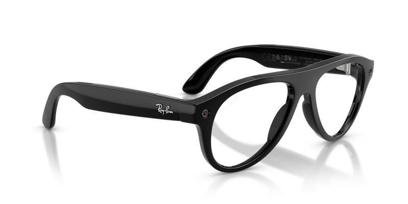 Ray-Ban Meta Aviator Optics (Gen 3) in Black (2000) - Temple Detail