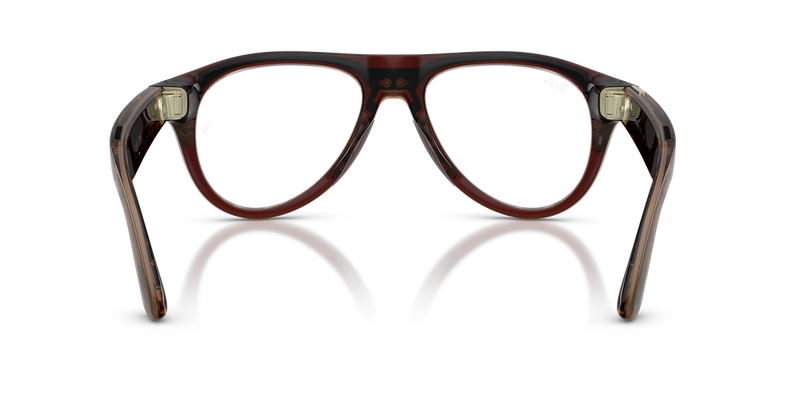 Ray-Ban Meta Aviator Optics (Gen 3) in Transparent Umber (8532) - Alternate View