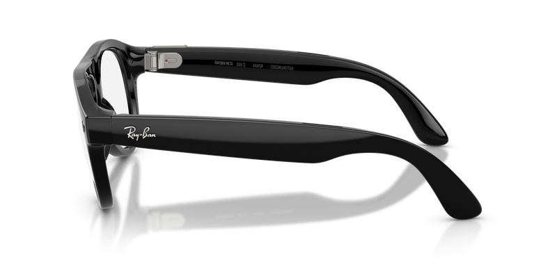Ray-Ban Meta Aviator (Gen 3) in Black - Side View