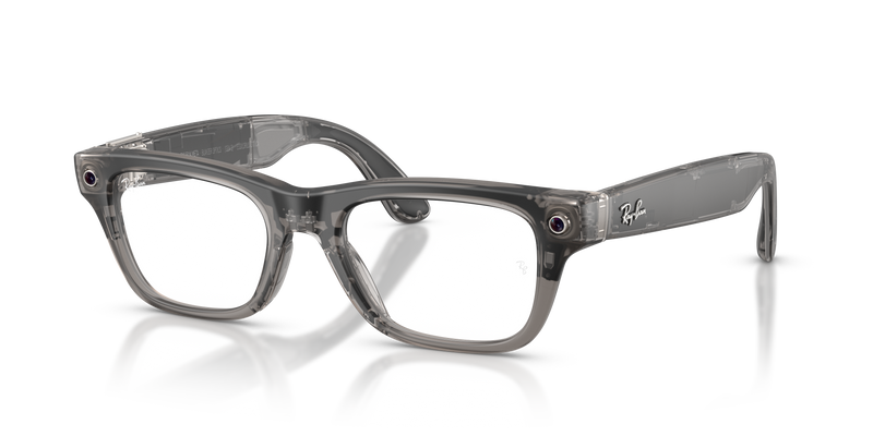 Ray-Ban Meta Blayzer Optics - Transparent Ice Grey (8529)