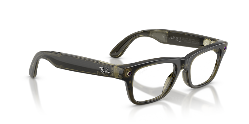 Ray-Ban Meta Blayzer Optics - Transparent Dark Olive (8530)-variant-image