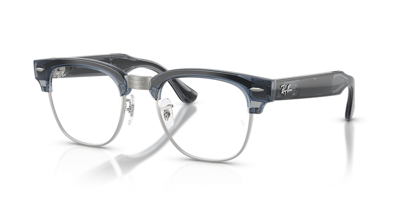 Ray-Ban Meta Audio Clubmaster Optics in Transparent Sky Blue (8547) - Alternate View