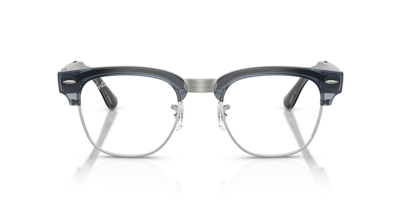 Ray-Ban Meta Audio Clubmaster Optics in Transparent Sky Blue (8547) - Alternate View