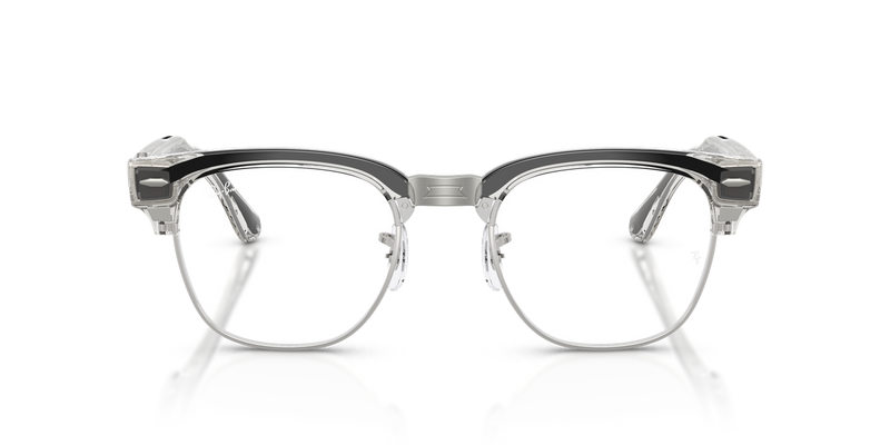 Ray-Ban Meta Audio Clubmaster Optics in Transparent Iron Grey (8548) - Alternate View