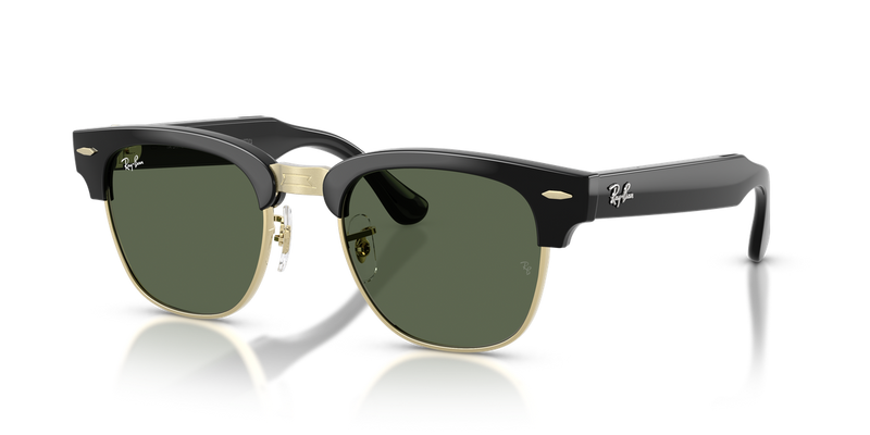 Ray-Ban Meta Audio Clubmaster in Black on Gold - Alternate View