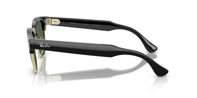 Ray-Ban Meta Audio Clubmaster in Black on Gold - Alternate View