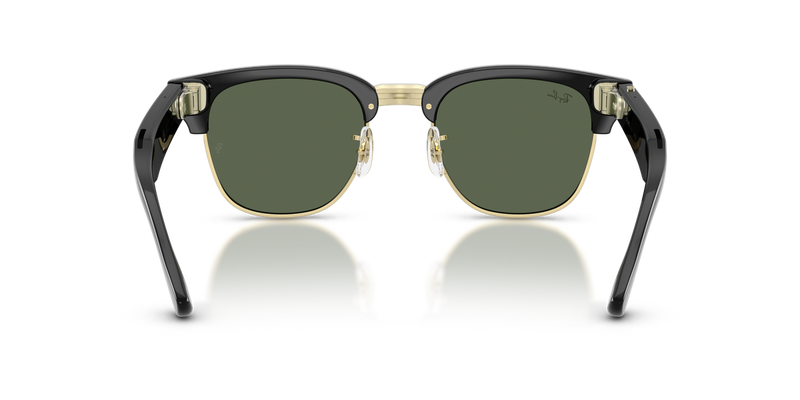 Ray-Ban Meta Audio Clubmaster in Black on Gold - Alternate View