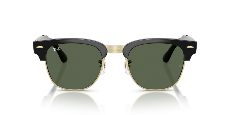 Ray-Ban Meta Audio Clubmaster in Black on Gold - Alternate View