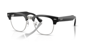 Black on Silver / Clear (Blue-Violet Filter) (601_SB)