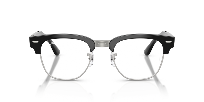 Ray-Ban Meta Audio Clubmaster in Black on Silver - Alternate View