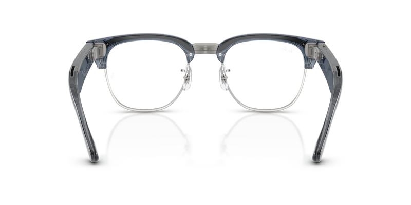 Ray-Ban Meta Audio Clubmaster in Transparent Sky Blue - Alternate View