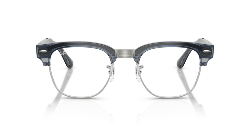 Ray-Ban Meta Audio Clubmaster in Transparent Sky Blue - Alternate View