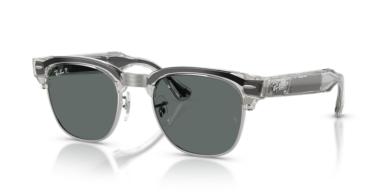 Ray-Ban Meta Audio Clubmaster in Transparent Iron Grey - Alternate View