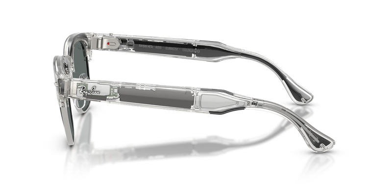 Ray-Ban Meta Audio Clubmaster in Transparent Iron Grey - Alternate View