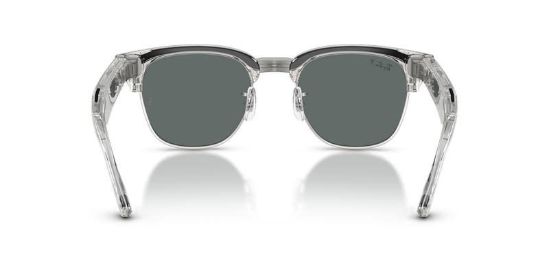 Ray-Ban Meta Audio Clubmaster in Transparent Iron Grey - Alternate View