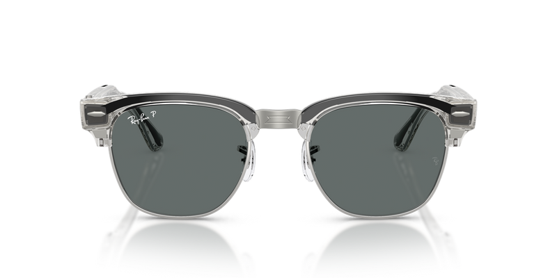 Ray-Ban Meta Audio Clubmaster in Transparent Iron Grey - Alternate View