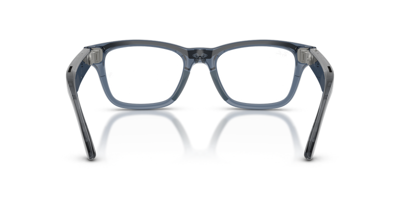 Ray-Ban Meta Audio Burbank Optics in Transparent Blue (8547) - Alternate View