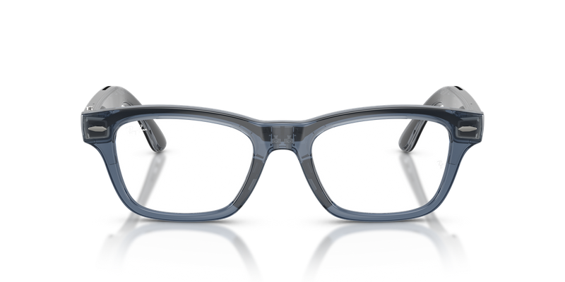 Ray-Ban Meta Audio Burbank Optics in Transparent Blue (8547) - Alternate View