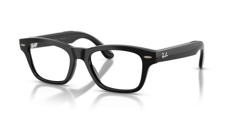 Ray-Ban Meta Audio Burbank in Shiny Black - Front View
