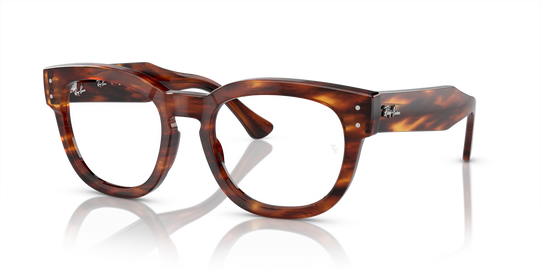 Ray-Ban MEGA HAWKEYE - Striped Havana / Clear (2144)