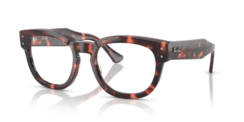 Ray-Ban MEGA HAWKEYE in Pink Havana / Clear (8118) - Alternate View
