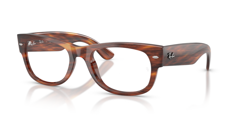 Ray-Ban MEGA WAYFARER II in Striped Havana - Alternate View