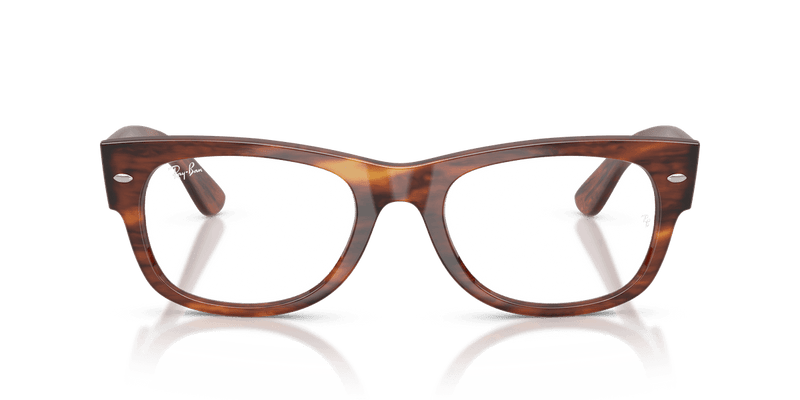 Ray-Ban MEGA WAYFARER II RX0832V in Striped Havana / Clear (2144) - Side View