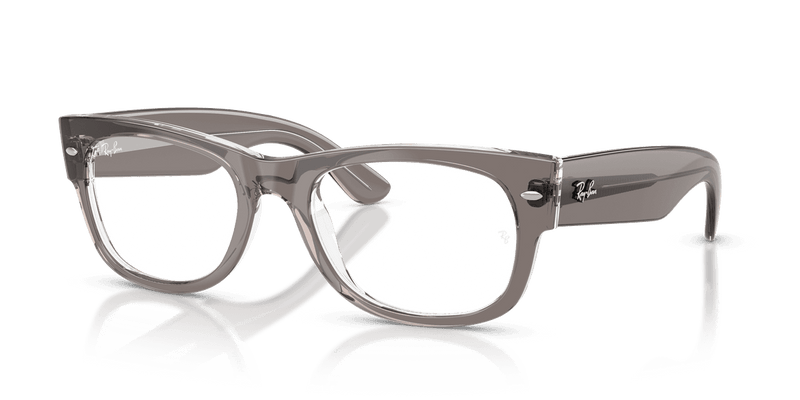 Ray-Ban MEGA WAYFARER II RX0832V in Transparent Grey / Clear (8111) - Alternate View