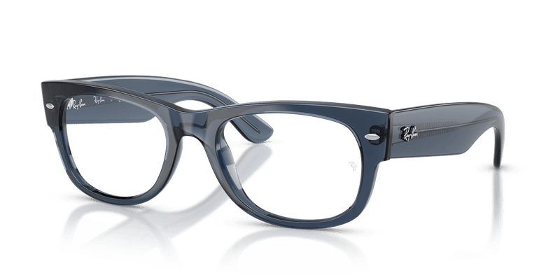 Ray-Ban MEGA WAYFARER II RX0832V in Dark Blue / Clear (8223) - Alternate View