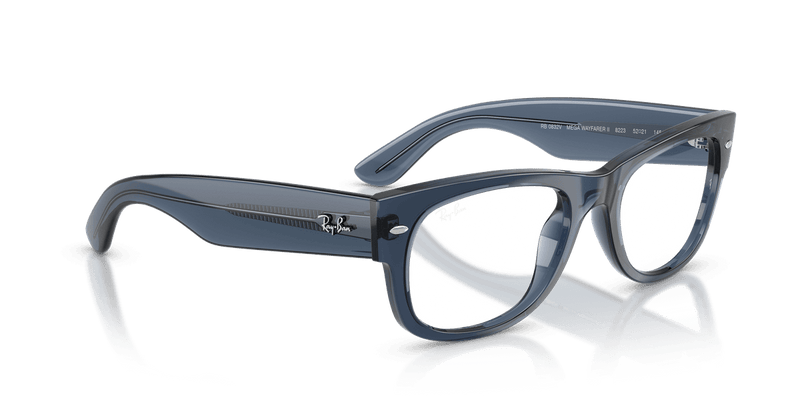 Ray-Ban MEGA WAYFARER II RX0832V in Dark Blue / Clear (8223) - Alternate View
