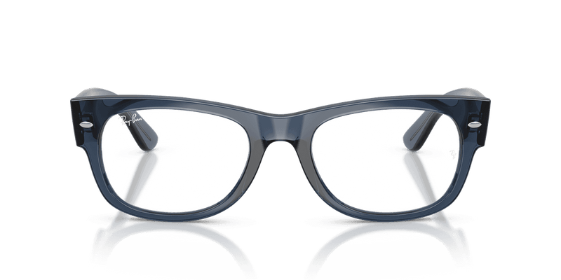 Ray-Ban MEGA WAYFARER II RX0832V in Dark Blue / Clear (8223) - Alternate View