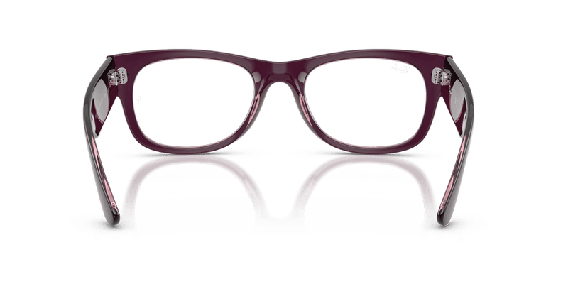 Ray-Ban MEGA WAYFARER II RX0832V in Violet & Pink / Clear (8364) - Alternate View