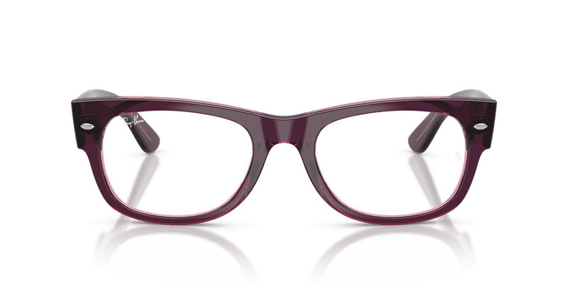 Ray-Ban MEGA WAYFARER II RX0832V in Violet & Pink / Clear (8364) - Alternate View