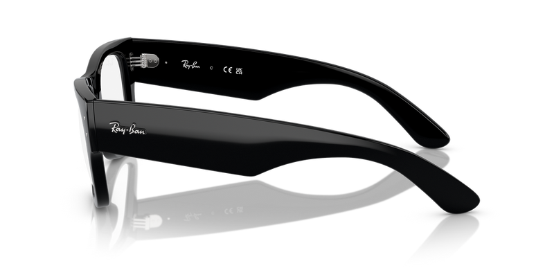 Ray-Ban MEGA WAYFARER in Black - Back View