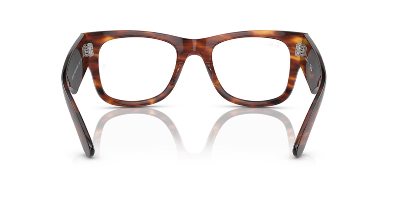 Ray-Ban MEGA WAYFARER in Striped Havana - Alternate View
