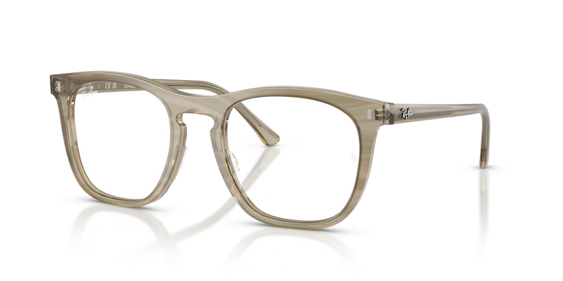 Ray-Ban RX2210VF in Photo Striped Grey - Front View
