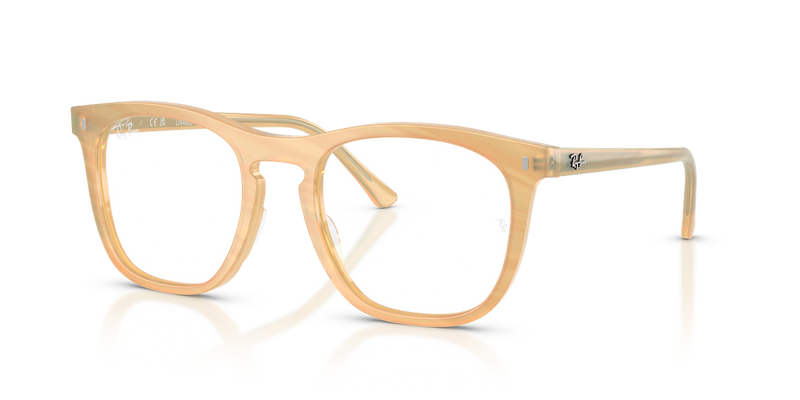 Ray-Ban RX2210V in Photo Striped Brown - Alternate View