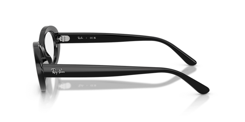 Ray-Ban RX2223V in Black / Clear (2000) - Temple Detail