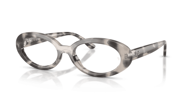 Ray-Ban RX2223V in Opel Grey Havana / Clear (8480) - Alternate View