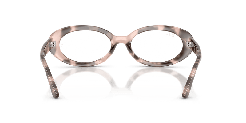 Ray-Ban RX2223V in Opal Pink Havana / Clear (8481) - Alternate View